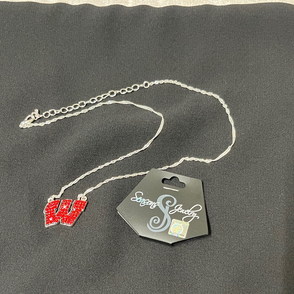University of Wisconsin/UW-Madison Logo Necklace